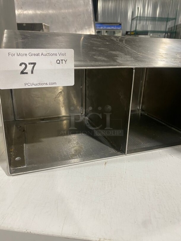 Stainless Steel 3 Compartment Organizer!
 - Image 5 of 7