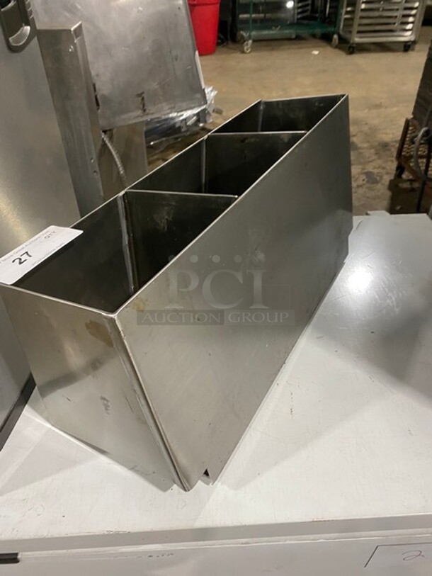 Stainless Steel 3 Compartment Organizer!
 - Image 6 of 7