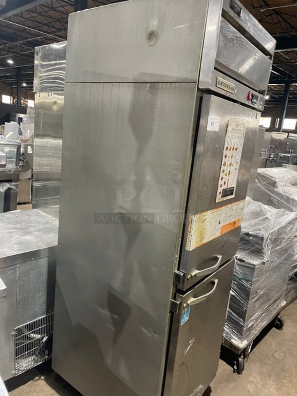 Beverage Air Horizon Series 26 Half Door Reach-In Cooler! On Casters! MODEL HF11HSDEF SN:12202654 115V 1PH - Image 2 of 8