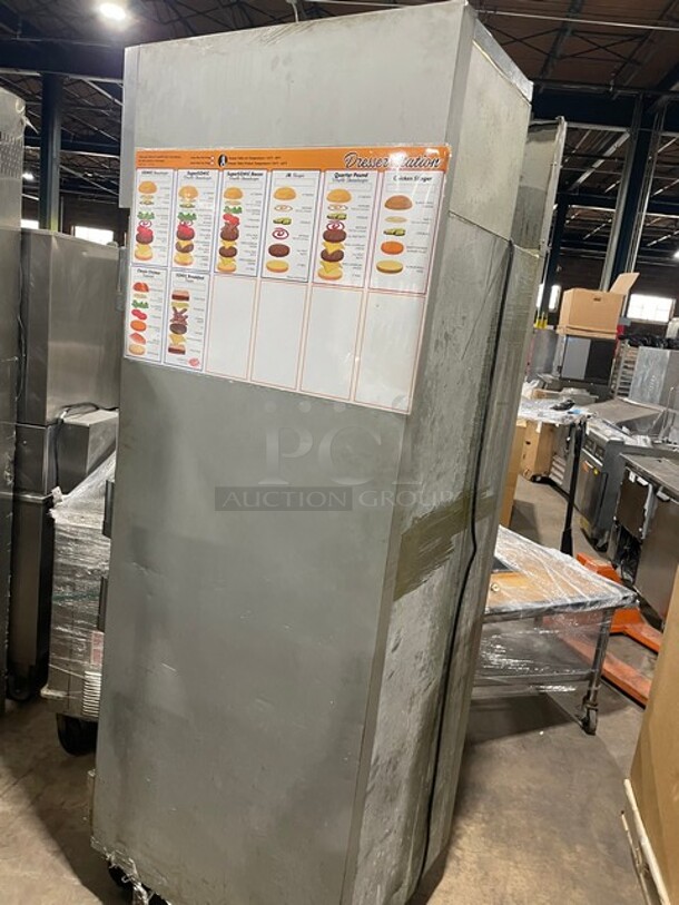 Beverage Air Horizon Series 26 Half Door Reach-In Cooler! On Casters! MODEL HF11HSDEF SN:12202654 115V 1PH - Image 4 of 8
