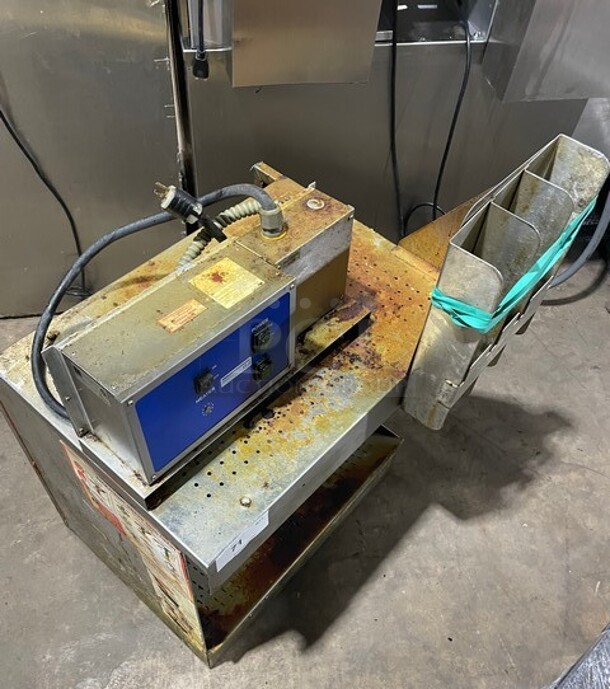 Prince Castle Fry Warmer Dump Station! MODEL HPC-1SNCA SN: EMGK193256X 208-240V  - Image 10 of 10