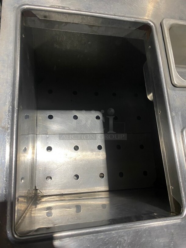 All Stainless Steel Custome Made Ice Bin With Water Tap! On Legs! - Image 6 of 11