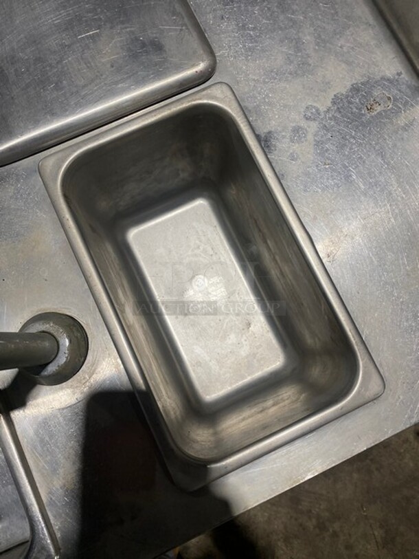 All Stainless Steel Custome Made Ice Bin With Water Tap! On Legs! - Image 7 of 11