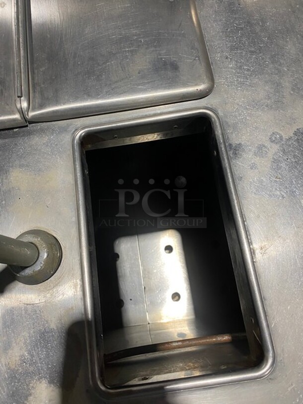 All Stainless Steel Custome Made Ice Bin With Water Tap! On Legs! - Image 9 of 11