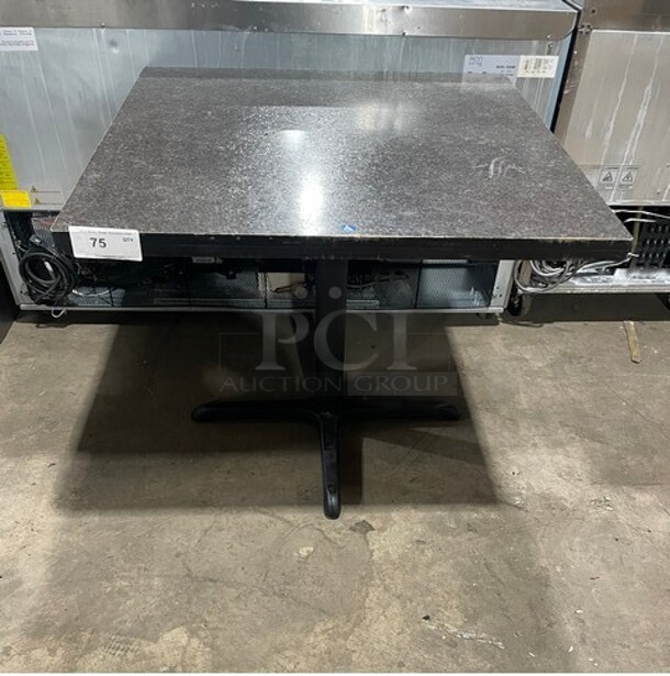 Veneer Wood Top Dining Table! - Image 1 of 6