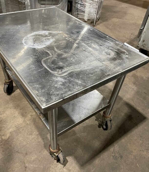 Elkay Stainless Steel 2 Shelf Utility Cart!  - Image 4 of 8