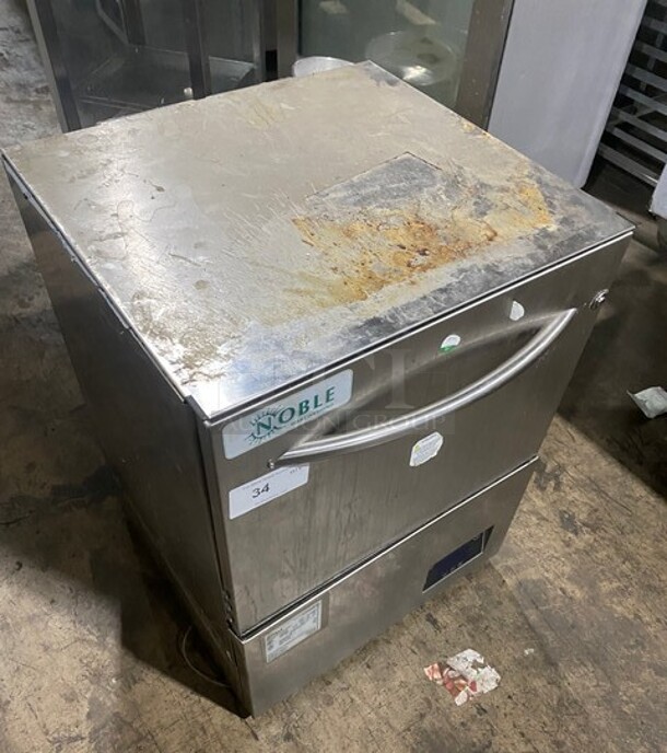 Noble Commercial Undercounter Dishwasher! All Stainless Steel! Model: WAREFORCEUH30 SN:20J388728 208V 1PH - Image 9 of 11