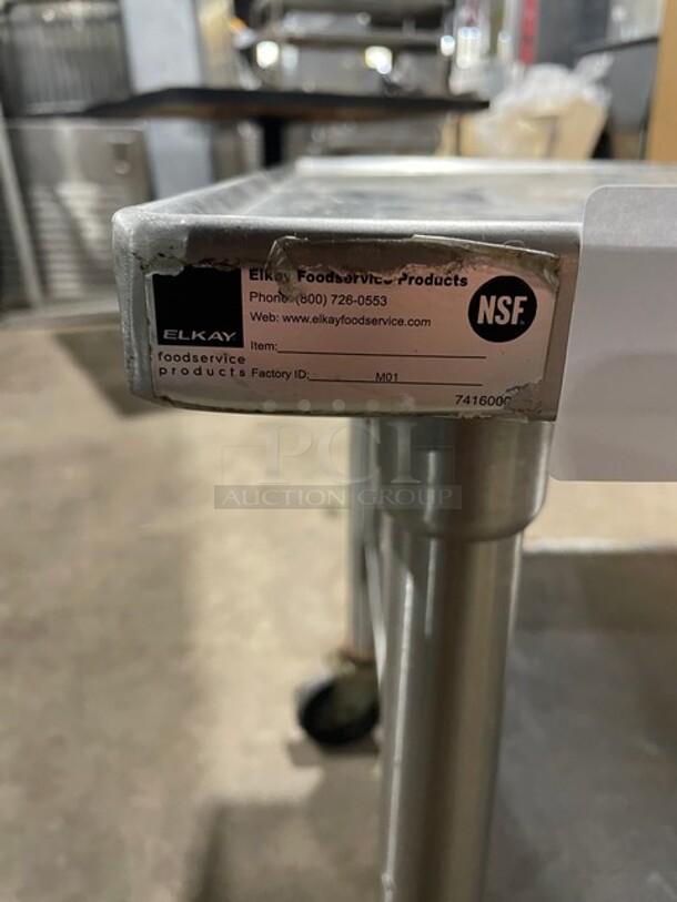 Elkay Stainless Steel 2 Shelf Utility Cart!  - Image 8 of 8