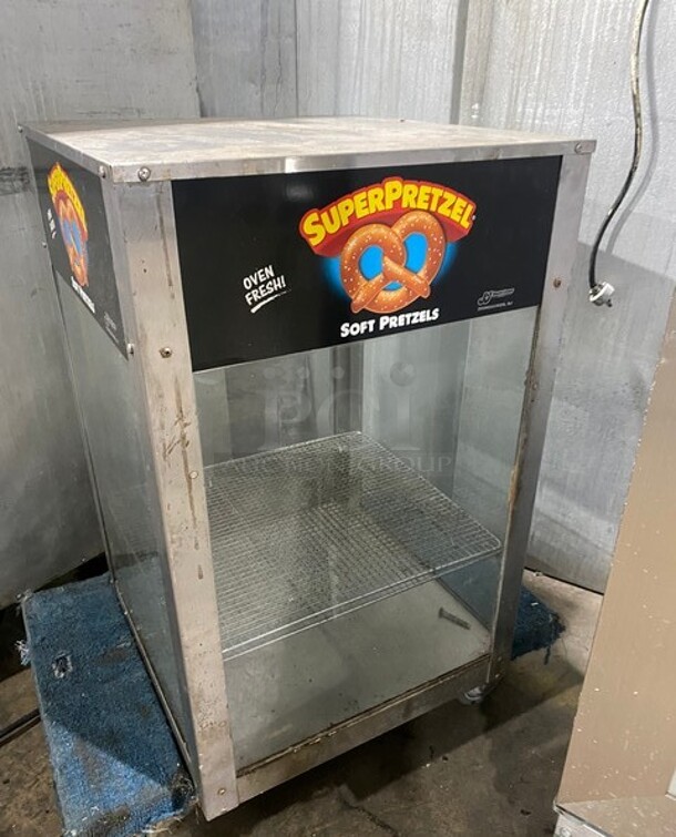 Commercial Electric Countertop Pretzel Warmer And Display Case! MODEL 825 - Image 3 of 9