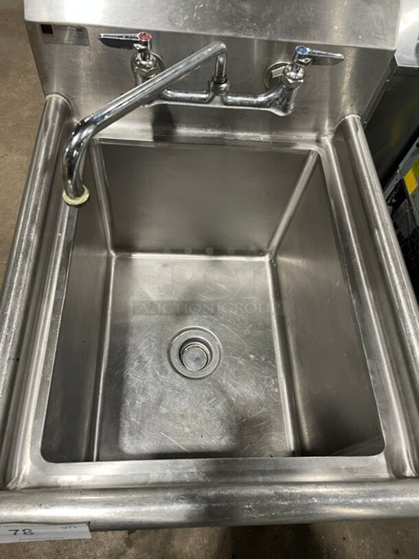Elkay Stainless Steel Prep Sink With Faucet and Handles! - Image 5 of 9