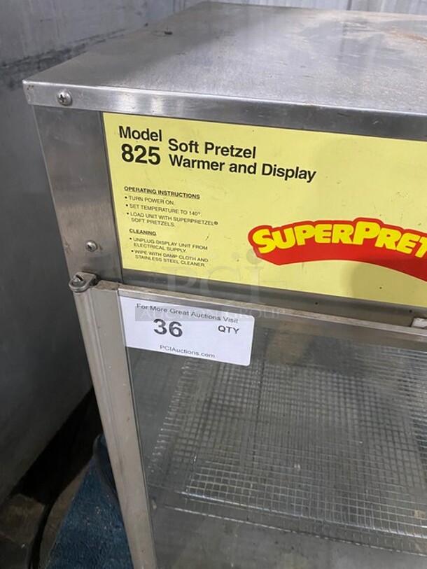 Commercial Electric Countertop Pretzel Warmer And Display Case! MODEL 825 - Image 6 of 9
