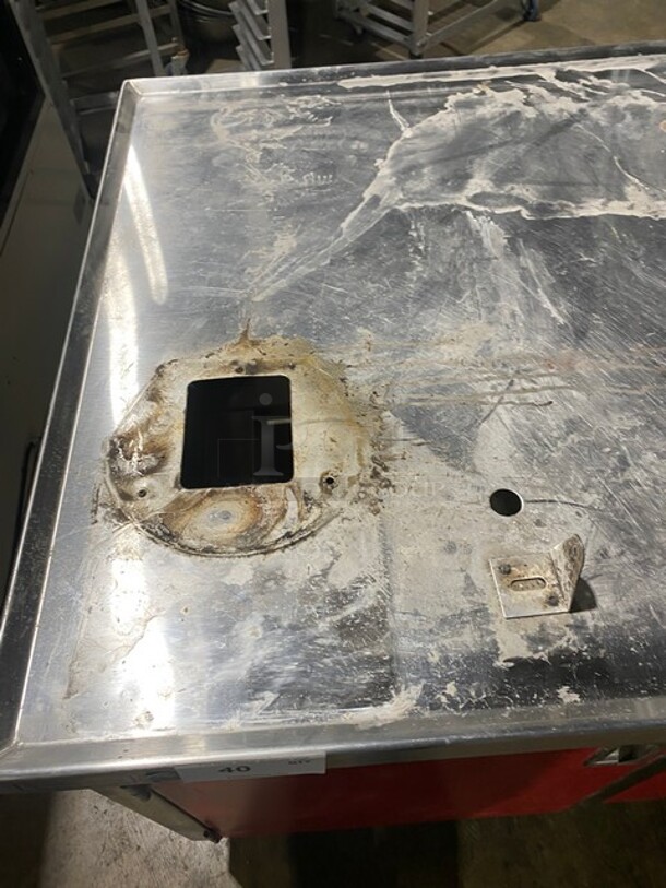 All Stainless Steel Beverage Counter With 2 Door Storage Under! - Image 8 of 9