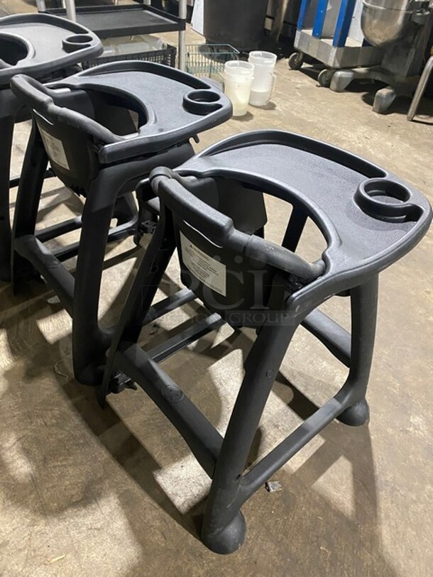 Poly Black High Chair! 3x Your Bid! - Image 4 of 8
