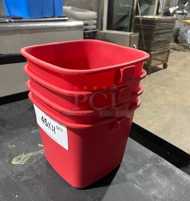 Red Sanitary Buckets! 4x Your Bid! - Image 2 of 8