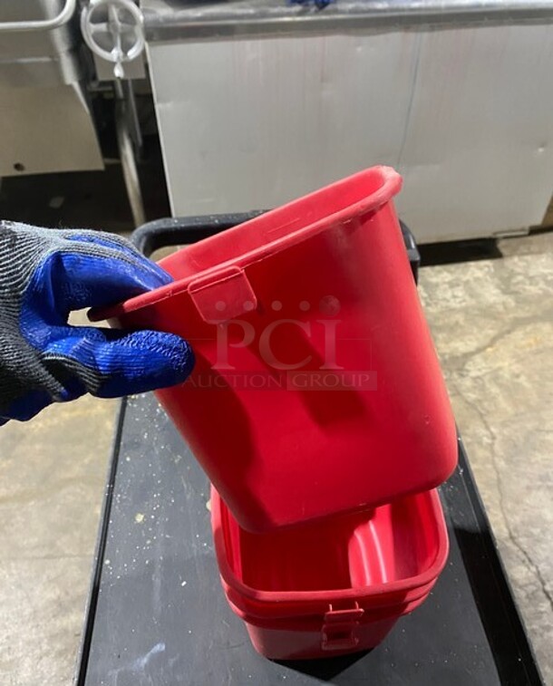 Red Sanitary Buckets! 4x Your Bid! - Image 3 of 8