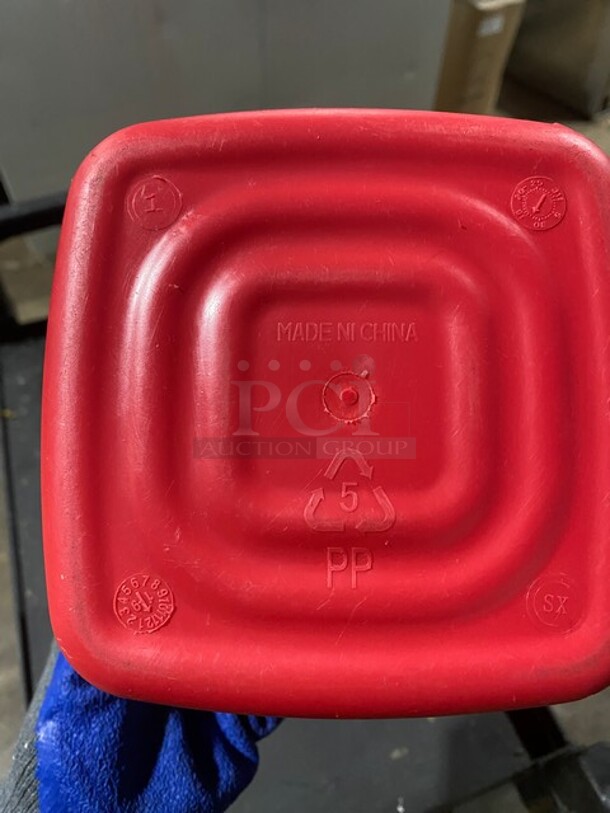 Red Sanitary Buckets! 4x Your Bid! - Image 6 of 8