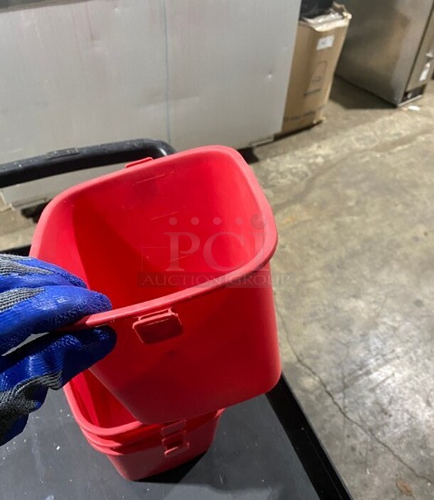 Red Sanitary Buckets! 4x Your Bid! - Image 7 of 8