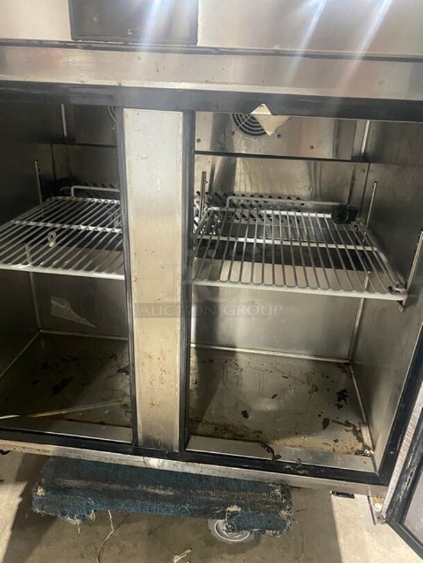 LATE MODEL! 2021 Atosa Commercial 2 Door Lowboy/Worktop Freezer! All Stainless Steel! Working When Removed! Model: MGF36FGR SN: MGF36FGRAUS100321082600C40005 115V 1PH - Image 5 of 11