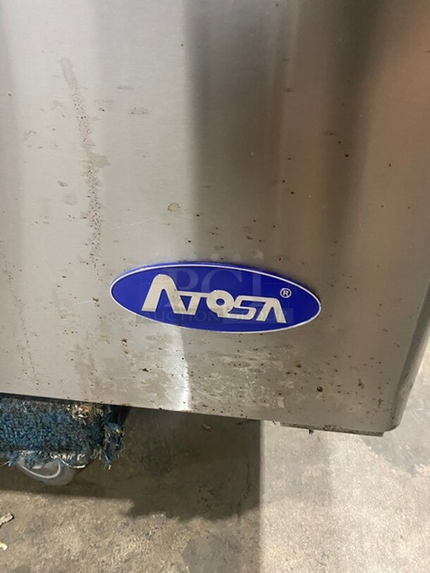 LATE MODEL! 2021 Atosa Commercial 2 Door Lowboy/Worktop Freezer! All Stainless Steel! Working When Removed! Model: MGF36FGR SN: MGF36FGRAUS100321082600C40005 115V 1PH - Image 8 of 11