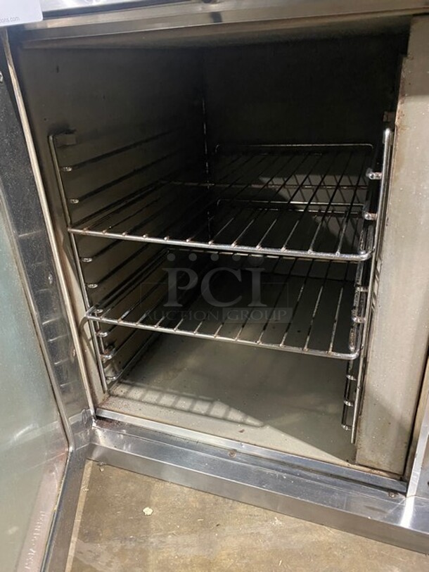 Blodgett Stainless Steel Commercial Electric Powered Half Size Convection Oven w/ View Through Door and Metal Oven Racks! MODEL CTB1 208/230V 1PH  - Image 6 of 10