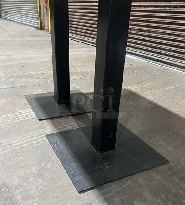 WOW! Full Wood Heavy Duty 30x48 Table With Heavy Duty Metal Base! - Image 6 of 7