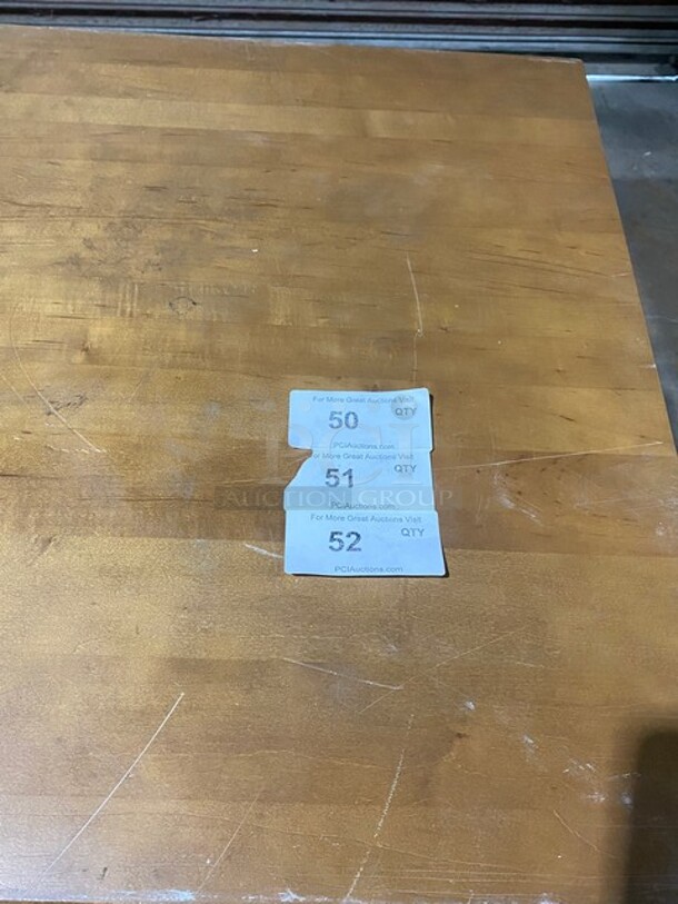 WOW! Full Wood Heavy Duty 30x48 Table With Heavy Duty Metal Base! - Image 7 of 7