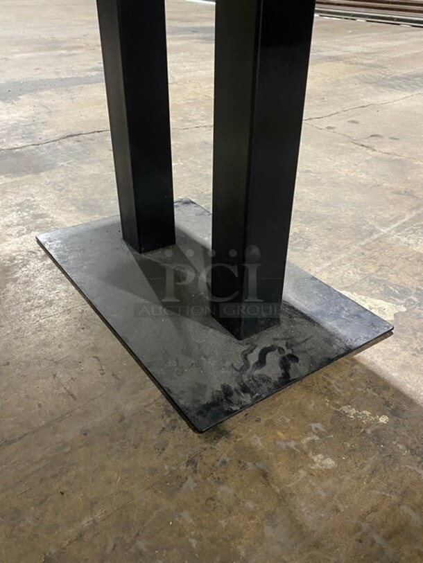 WOW! Full Wood Heavy Duty 30x48 Table With Heavy Duty Metal Base! - Image 5 of 7