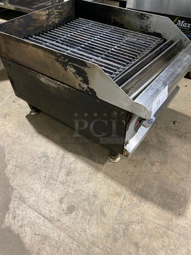 Apw Wyoff Natural Gas Powered Countertop Char Broiler Grill! Working When Removed! - Image 2 of 9