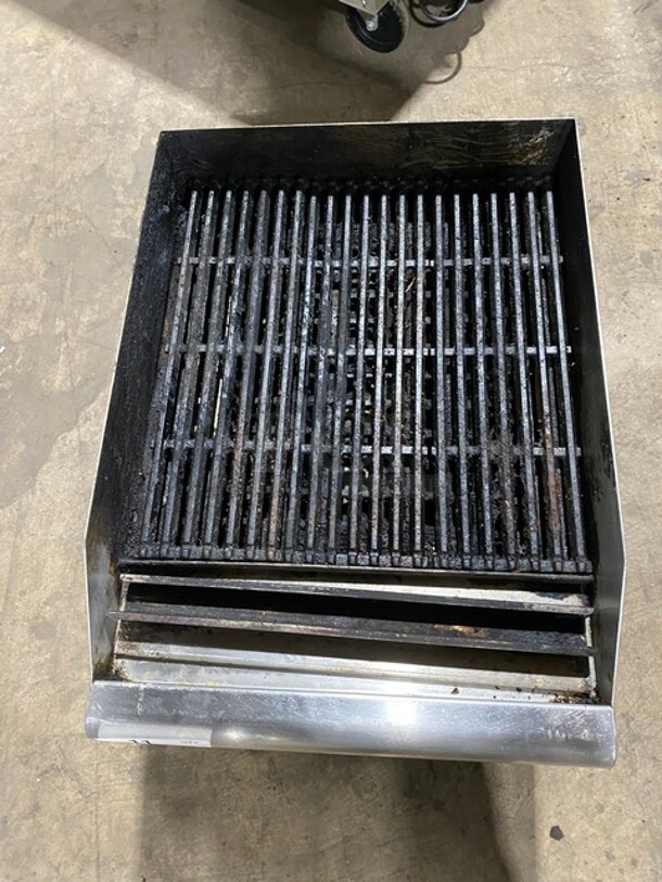 Apw Wyoff Natural Gas Powered Countertop Char Broiler Grill! Working When Removed! - Image 5 of 9
