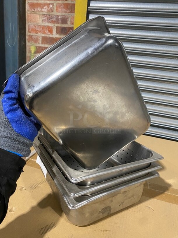 Stainless Steel Steam Table Pan, Perforated Pan! 4x Your Bid! - Image 4 of 10