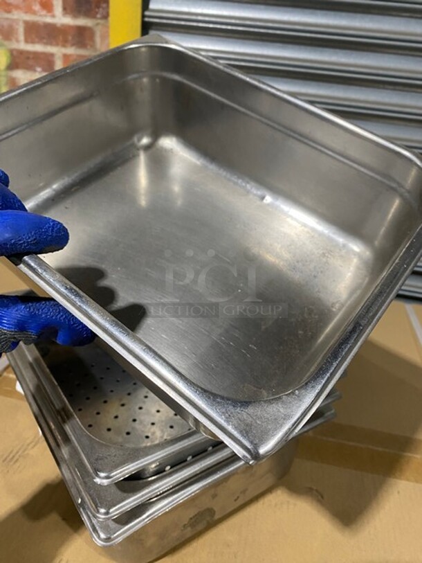 Stainless Steel Steam Table Pan, Perforated Pan! 4x Your Bid! - Image 6 of 10
