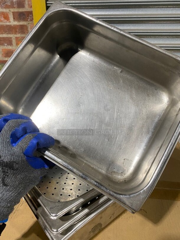 Stainless Steel Steam Table Pan, Perforated Pan! 4x Your Bid! - Image 7 of 10