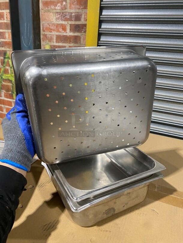 Stainless Steel Steam Table Pan, Perforated Pan! 4x Your Bid! - Image 10 of 10