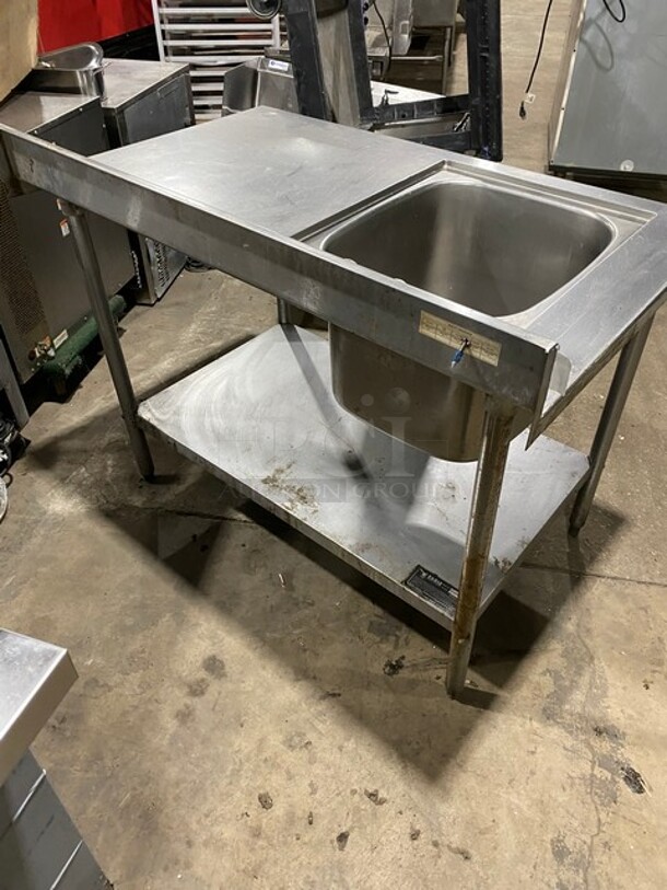 Eagle Stainless Steel Worktable With Build In Prep Sink! - Image 3 of 9
