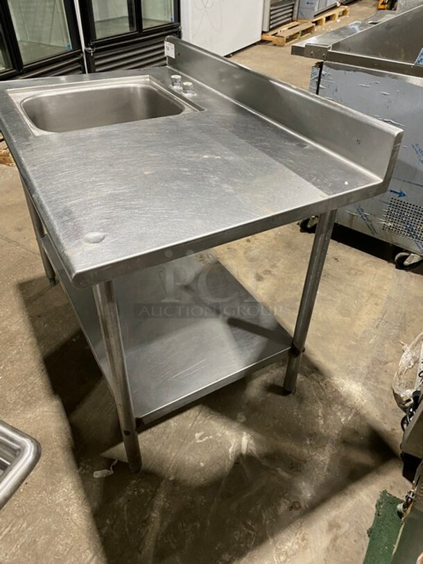 Eagle Stainless Steel Worktable With Build In Prep Sink! - Image 4 of 9