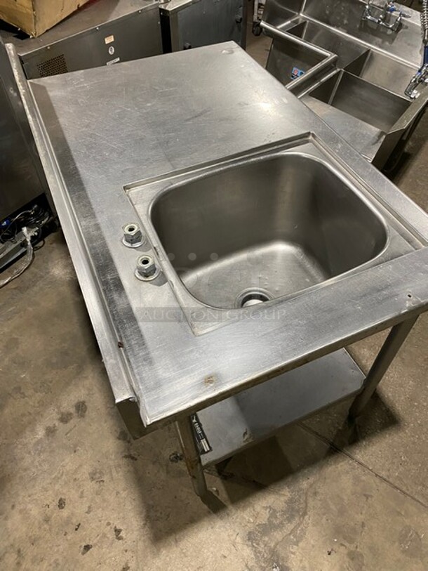 Eagle Stainless Steel Worktable With Build In Prep Sink! - Image 8 of 9