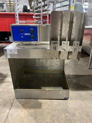 Crisp N Hold Fry Warmer Dump Station! Working When Removed! MODEL LF26SNCA SN: FSGK382836X 208-240V 