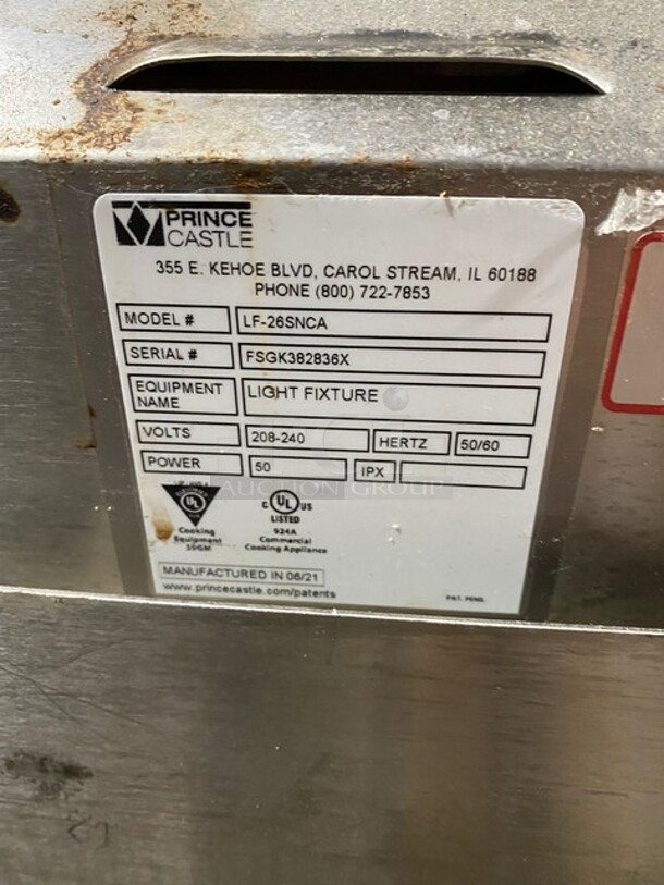 Crisp N Hold Fry Warmer Dump Station! Working When Removed! MODEL LF26SNCA SN: FSGK382836X 208-240V  - Image 8 of 10