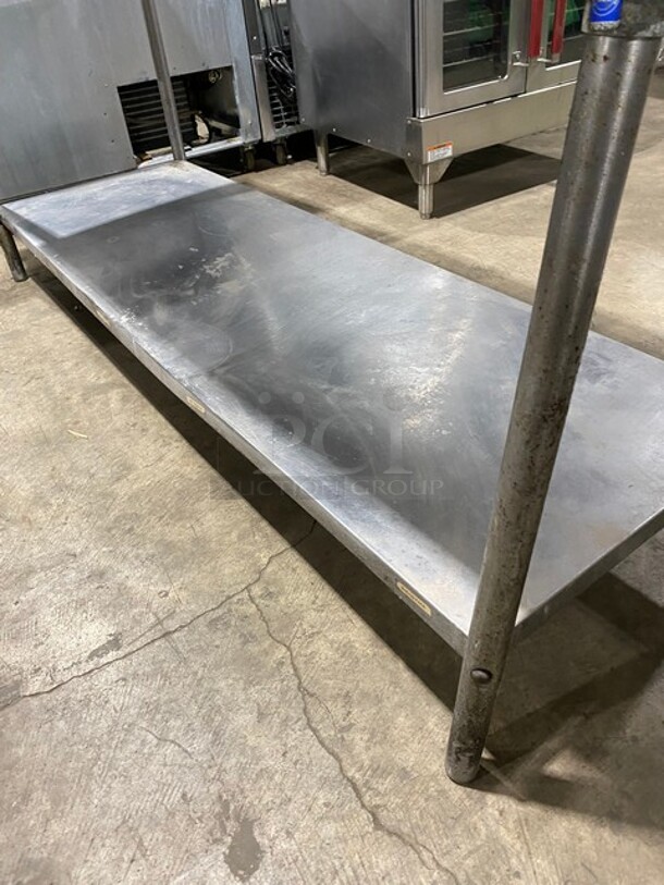 Stainless Steel Commercial Worktable with Backsplash and Undershelf - Image 6 of 8