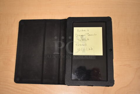 Dragon Touch Kidzpad Y88x Kids Tablet Android Tablet. (front room)