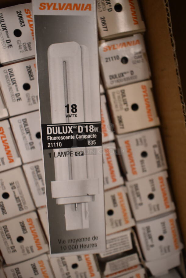Lot of 15 Sylvania Dulux Light Bulb Including D, D/E. (front room) - Image 1 of 2