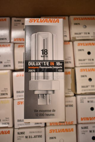 Lot of 12 Sylvania Dulux Light Bulb Including/E IN. (front room)