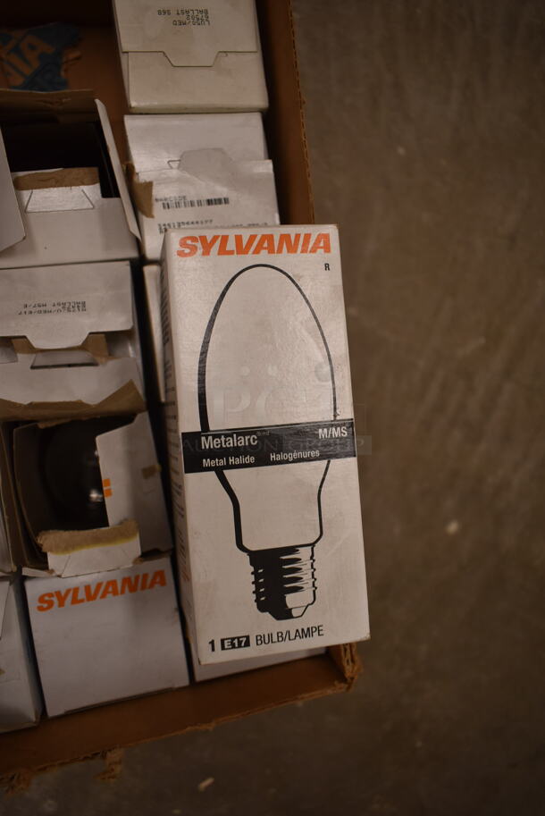 Lot of 13 Various Light Bulbs Including Sylvania M/MS (front room) - Image 1 of 2