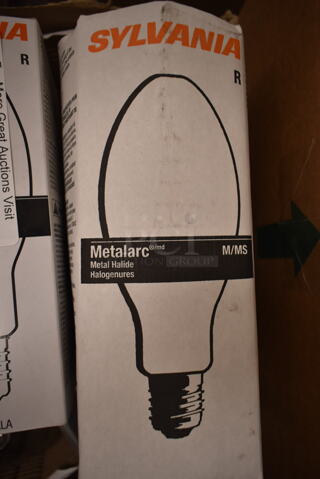 Lot of 10 Various Light Bulbs Including Sylvania M/MS (front room)