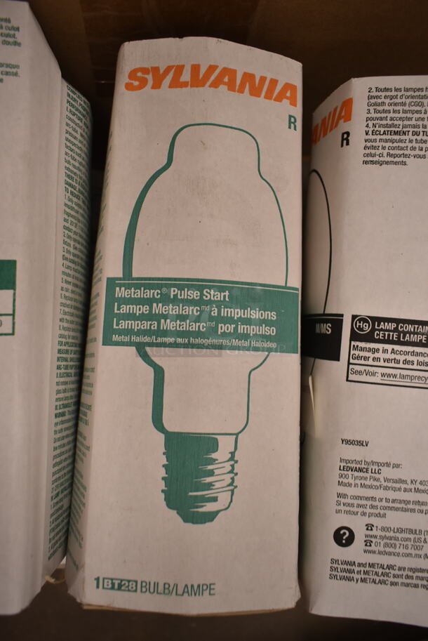 Lot of 8 Various Light Bulbs Including Sylvania Metalarc Pulse Start. (front room) - Image 1 of 3