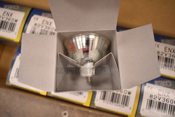 Box of 10 Eiko ENX 82V360W Projector Bulbs. (front room) - Image 1 of 3