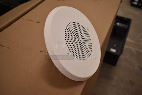 Box of 10 System Sensor SPCWL-BP10 White Round Ceiling Speaker. (front room)