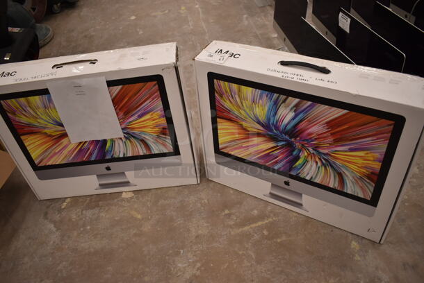 2 Apple A1419 27" iMac Desktop All In One Computers. 100-240 Volts, 1 Phase. 2 Times Your Bid! (front room) - Image 1 of 8