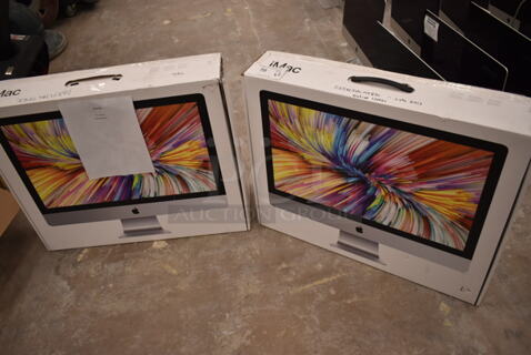 2 Apple A1419 27" iMac Desktop All In One Computers. 100-240 Volts, 1 Phase. 2 Times Your Bid! (front room)