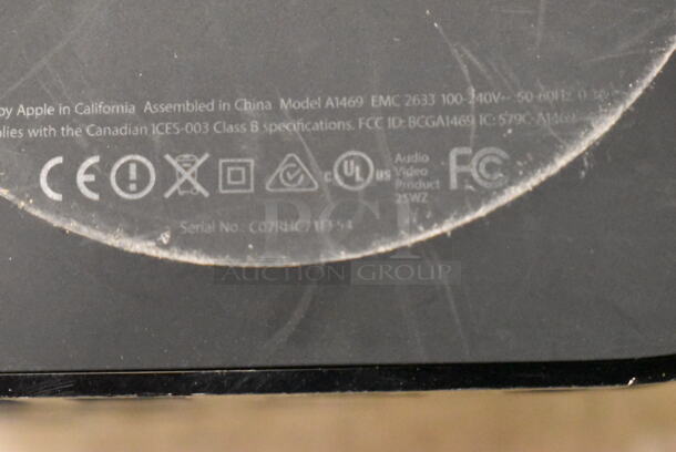 4 Apple A1469 Apple TV Box w/ 1 Remote. 4 Times Your Bid! (front room) - Image 6 of 7